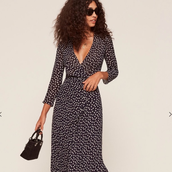 Reformation Tessa dress.Would also trade this dress for the same one in size M. - Picture 3 of 7